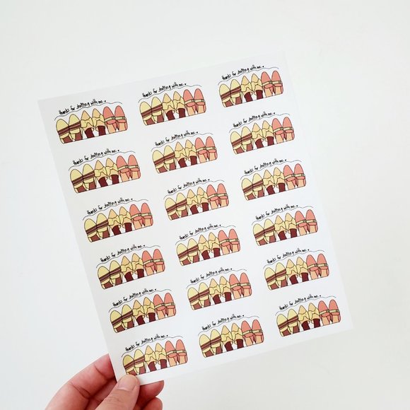 LB015 Shoes, Slippers, Slides Sticker [Price Firm] - Picture 4 of 7